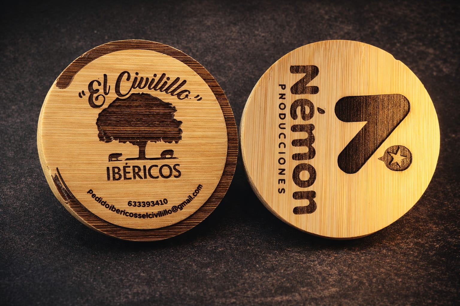 Grabado láser sobre madera